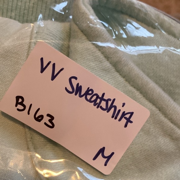 Vineyard Vines Quarter-Zip Pullover Mint Green Size M Flaw Sweatshirt - Picture 14 of 14